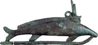 Egyptian Egyptian Bronze Crowned Oxyrhynchus -
