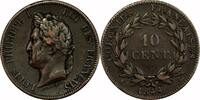 France 10 Centimes France, French Colonies, 1844, 10 Centimes, VF -