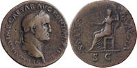 Ancient Roman Sestertius Galba. Sestertius -