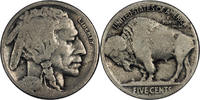 USA 5¢ Buffalo Nickel, 1921-S, 5¢, G-4 -