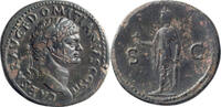 Ancient Roman Sestertius Domitian as Caesar. Sestertius -