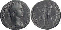 Ancient Roman 40-as Domitian, error GEM for GERM. 40-as -
