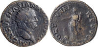 Ancient Roman Dupondius Vespasian. Dupondius -