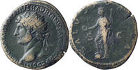 Ancient Roman Dupondius Hadrian. Dupondius -