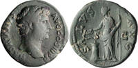 Ancient Roman Middle bronze Hadrian. Middle bronze -