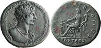 Ancient Roman Dupondius Hadrian . Dupondius -