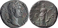 Ancient Roman Dupondius Hadrian. Dupondius -