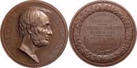 USA Medal Exonumia, 1886, Lincoln; Inauguration/Assassination, Medal, CH. BU -