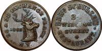 USA Token Exonumia, 1861-1865, Token, AU55+ -
