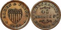 USA Token Exonumia, 1861-1865, Token, EF45 -