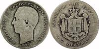 Greece 2 Drachmai Greece, 1873, 2 Drachmai, VG/F -