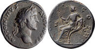 Ancient Roman Sestertius Antoninus Pius. Sestertius -
