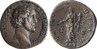 Ancient Roman Sestertius Antoninus Pius as Caesar. Sestertius -