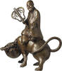 Chinese Chinese Early Qing Bronze Daoist Figure of Zhang Daoling -
