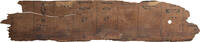Egyptian Egyptian Cedar Coffin Text Panel -