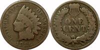USA 1¢ Indian Cent, 1886, Type 2, 1¢, G/VG -