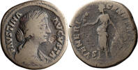 Ancient Roman Sestertius Faustina II. Sestertius -