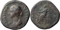 Ancient Roman Sestertius Faustina II. Sestertius -