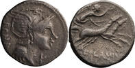 Ancient Roman Denarius L. Flaminius Chilo. Denarius -