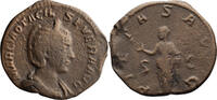 Ancient Roman Sestertius Otacilia Severa. Sestertius -