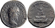 Ancient Roman Sestertius Septimius Severus, Divus. Sestertius -