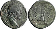 Ancient Roman Irregular Copy of Septimius Severus Sestertius. -