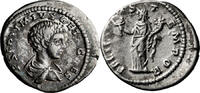 Ancient Roman Denarius Geta as Caesar. Denarius -