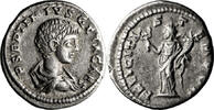 Ancient Roman Denarius Geta as Caesar. Denarius -