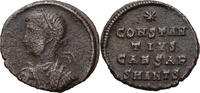 Ancient Roman AE 3, Reduced Follis Constantius II as Caesar. AE 3, Reduced Follis -