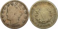 USA 5¢ Liberty Nickel, 1885, 5¢, G-4 -