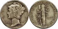 USA 10¢ Mercury 10¢, 1942/1, 10¢, VF30 , PCGS -