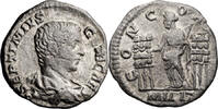 Ancient Roman Denarius Geta as Caesar. Denarius -