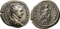 Ancient Roman Dupondius Caracalla: Apparently Unique Dupondius, with Pedigree back to 1866. Dupondius -