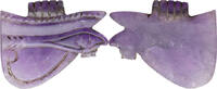 Egyptian Egyptian Amethyst Wedjat Eye Amulet -