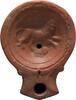 Roman Roman Oil Lamp with Lion -