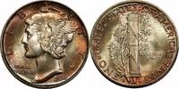 USA 10¢ Mercury 10¢, 1938-S, 10¢, MS65 FB, PCGS -