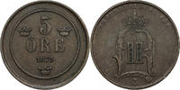 Sweden 5 Ore Sweden, 1875, 5 Ore, VF -