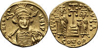 Byzantine Solidus ca. 674-81 n. Chr. Constantine IV, with Heraclius and ... 1272,92 EUR  Excl. 40,41 EUR Verzending