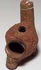 Egyptian Egyptian Ex Toledo Museum of Art 1906 Terracotta Lamp, Head of a Negro -