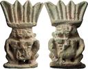 Egyptian Egyptian Faience Bes Amulet -