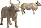 Chinese Chinese Northern Wei Grey Pottery Bull -