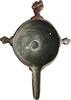 Roman Roman Late Byzantine to Early Islamic Bronze Oil Lamp-Filler -