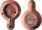 Roman Roman Oil Lamp with Satyr -