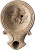 Roman Roman Oil Lamp with Triton -
