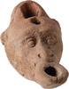 Roman Roman Oil Lamp in the Shape of a Head -