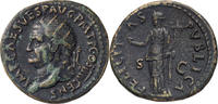 Ancient Roman Dupondius Vespasian. Dupondius -