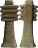 Egyptian Egyptian Faience Djed Pillar Amulet -