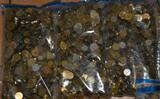 Diverse Länder 24 Kilo Kiloware Wertmarken 24 Kilo Token, Jetons = 3 x 8 Kilogramm