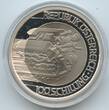 Österreich 2.Republik 100 Schilling Silber-Titan 2001 GN427l - Mobilität - Transportation Austria Unzirkuiert in Original Box mit Zertifikat