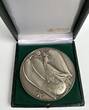 Frankreich Große Bronzemedaille versilbert 1990 GN1659c - PAX - Prix France-Allemagne - Sciences & Culture - France Unzirkuiert in Original Box